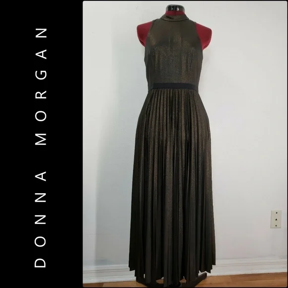 donna morgan pleated dress Amazon.com: Donna Morgan Women's Dresses Tie Neck Sleeveless Dress with Pleated Midi Length Skirt Overlay : Clothing, Shoes & Jewelry